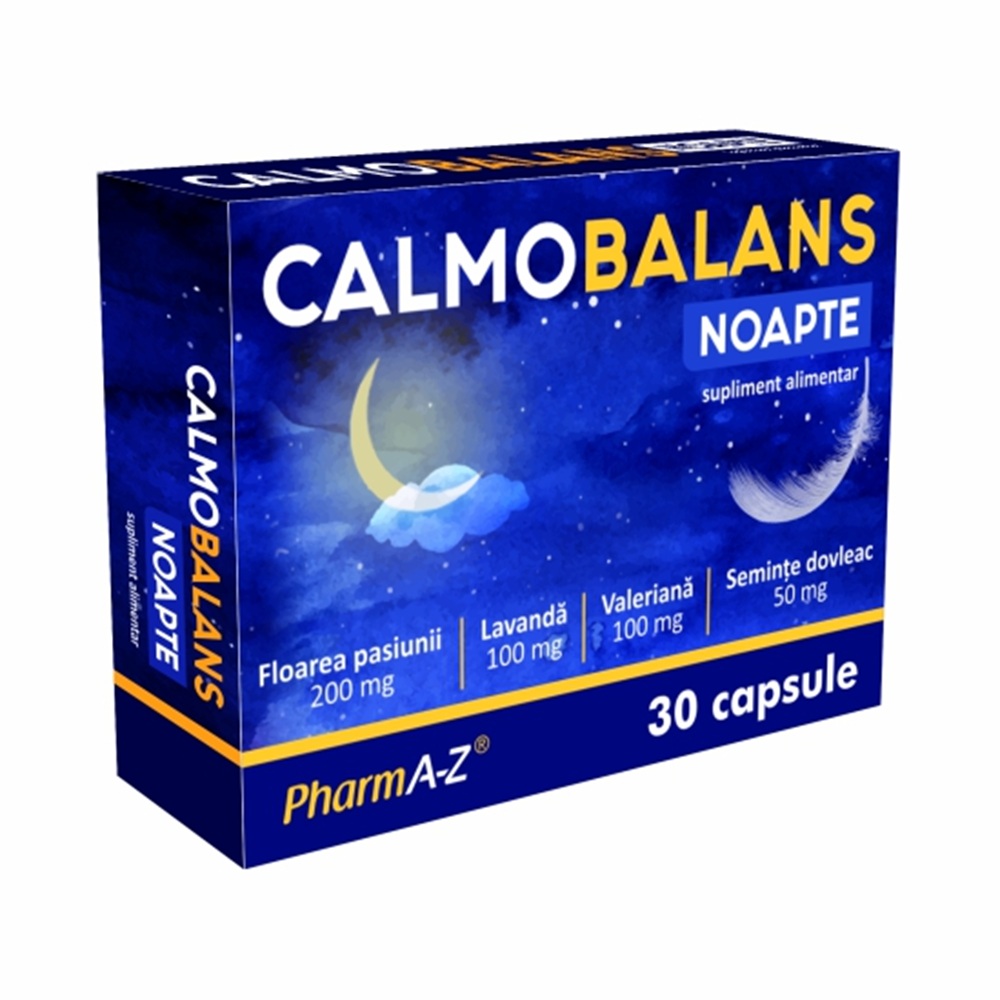 Calmobalans de noapte, 30 capsule, PharmA-Z