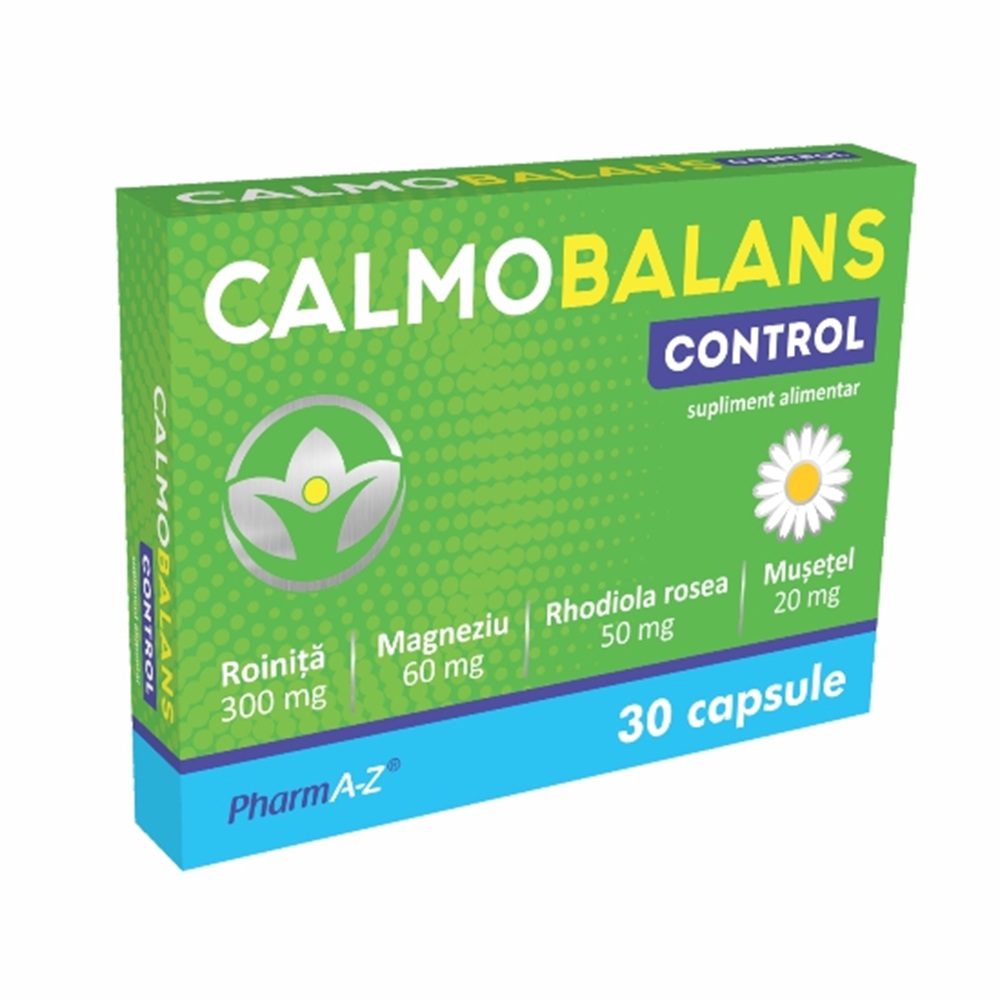 Calmobalans Control de zi, 30 capsule, PharmA-Z