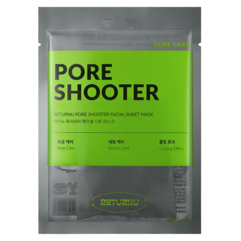 Masca tip servetel pentru ingrijirea porilor Pore Shooter, 25 g, Returnu