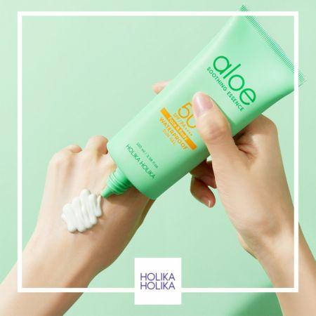 Crema cu aloe vera si SPF 50+, 100 ml, Holika Holika 659789