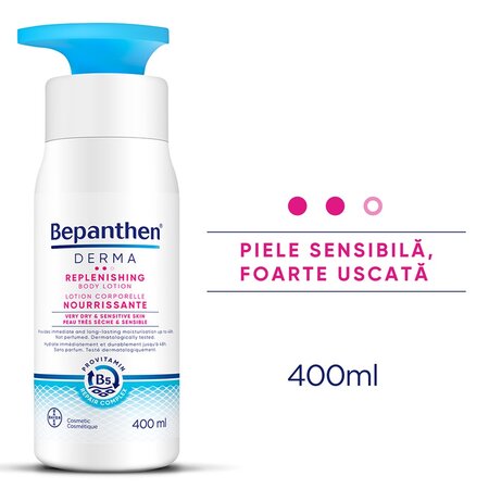 Crema relipidanta pentru corp Bepanthen Derma, 400 ml, Bayer 725686