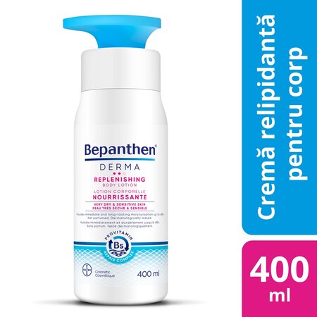 Crema relipidanta pentru corp Bepanthen Derma, 400 ml, Bayer 725679
