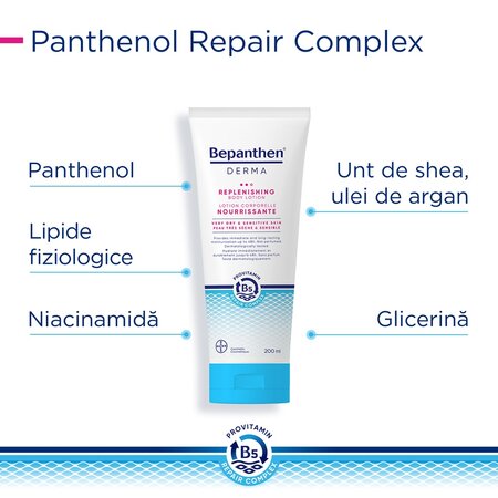 Crema relipidanta pentru corp Bepanthen Derma, 200 ml, Bayer 725663