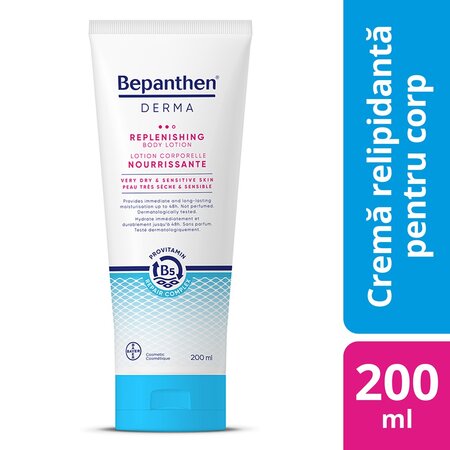 Crema relipidanta pentru corp Bepanthen Derma, 200 ml, Bayer 725657