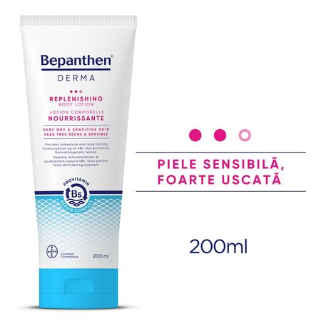 Crema relipidanta pentru corp Bepanthen Derma, 200 ml, Bayer 725664