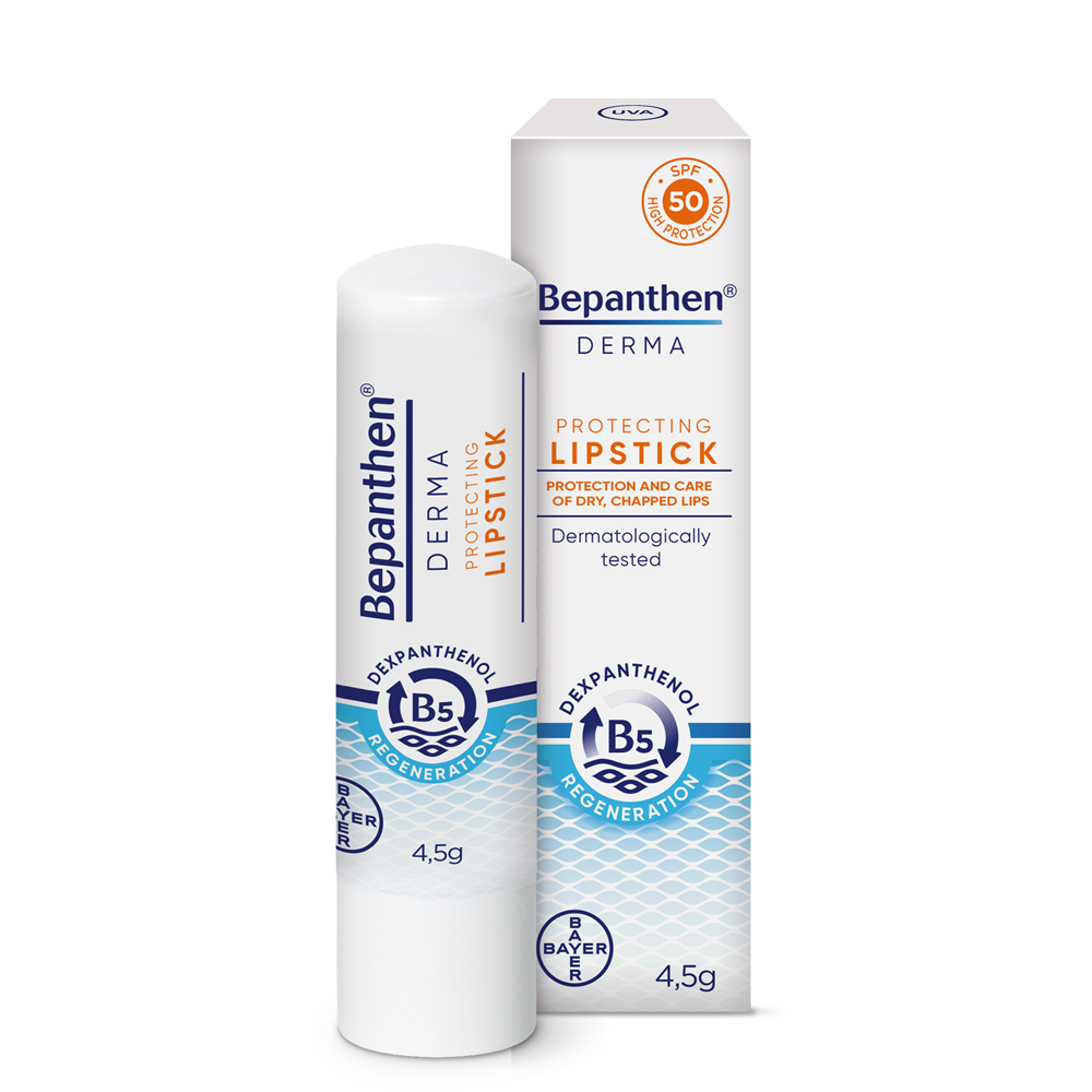 Balsam pentru buze protector cu SPF 50 Bepanthen, 4.5 g, Bayer