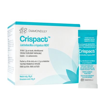 Prebiotic pentru flora vaginala Crispact, 30 plicuri, Adexilis 660145