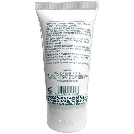 Gel calmant si relaxant Eqvagel Forte, 50 ml, Pasteur 660432