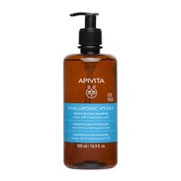Sampon hidratant cu miere si acid hialuronic Hyaluronic Hydra, 500 ml, Apivita