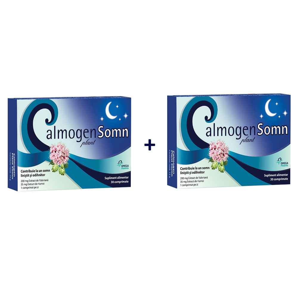 Pachet Calmogen Plant Somn, 30+30 comprimate, Perrigo
