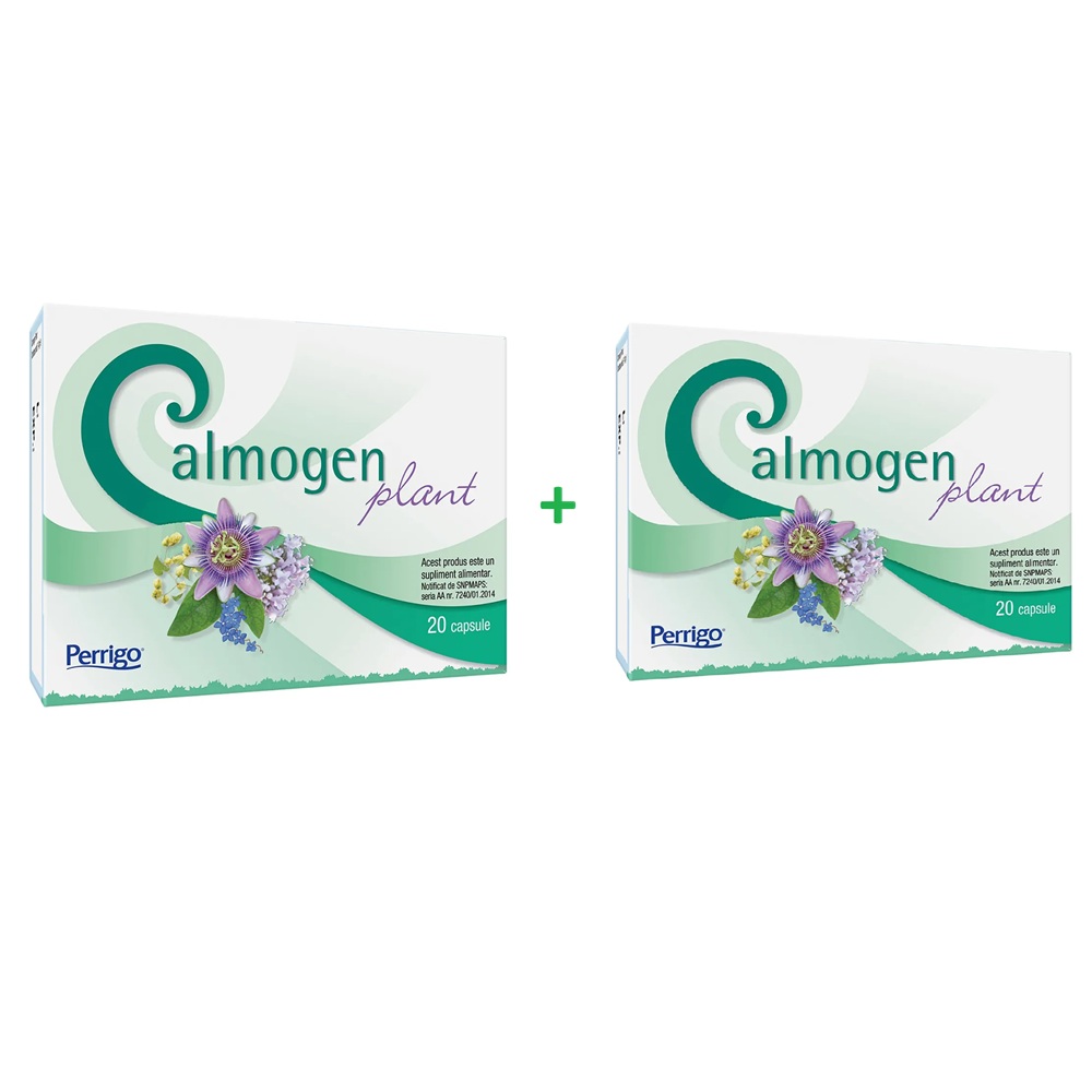 Pachet Calmogen Plant, 20+20 capsule, Perrigo