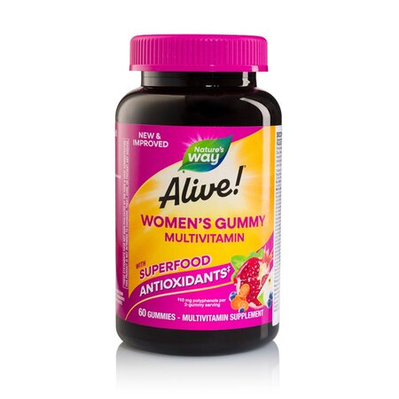 Jeleuri pentru femei Alive Women's Gummy Multivitamin, 60 bucati, Secom