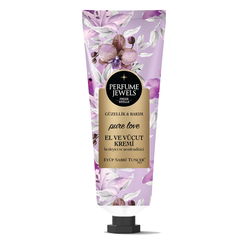 Crema de maini si de corp Pure Love Perfume Jewels, 50 ml, Eyup Sabri Tuncer