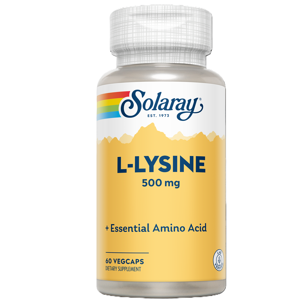 L-Lysine Solaray, 500 mg, 60 tablete, Secom