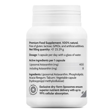 Liposomal Astaxanthin Oxy-Max, 45 capsule, Novo Biomedics 660809