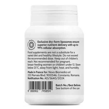 Liposomal Calcium Advanced, 60 capsule, Novo Biomedics 660821