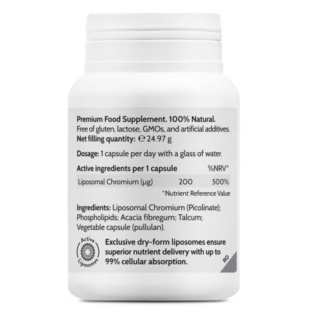Liposomal Chromium Balance, 45 capsule, Novo Biomedics 660835