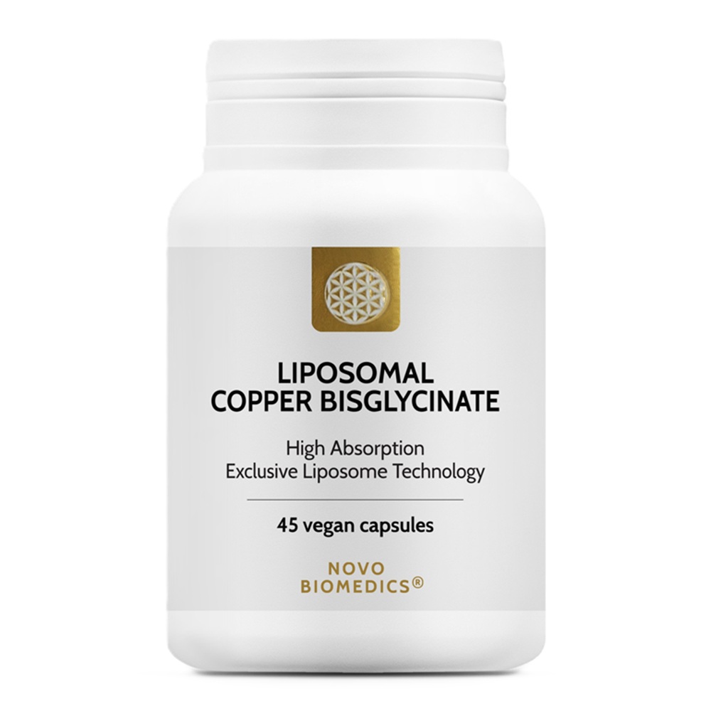 Liposomal Copper Bisglycinate, 45 capsule, Novo Biomedics