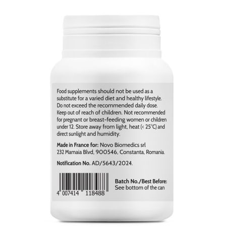 Liposomal Copper Bisglycinate, 45 capsule, Novo Biomedics 660840