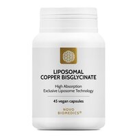 Liposomal Copper Bisglycinate, 45 capsule, Novo Biomedics