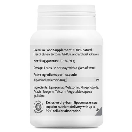 Liposomal Melatonin Sleep, 45 capsule, Novo Biomedics 660991