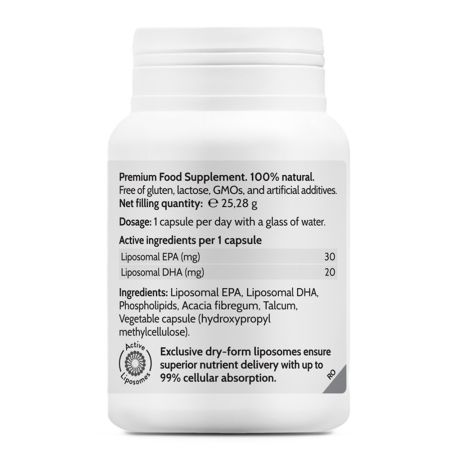 Liposomal Omega-3 Pure, 45 capsule, Novo Biomedics 661002