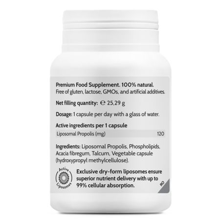 Liposomal Propolis, 45 capsule, Novo Biomedics 661018