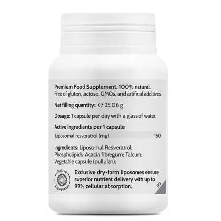 Liposomal Resveratrol Ultra, 45 capsule, Novo Biomedics 661028