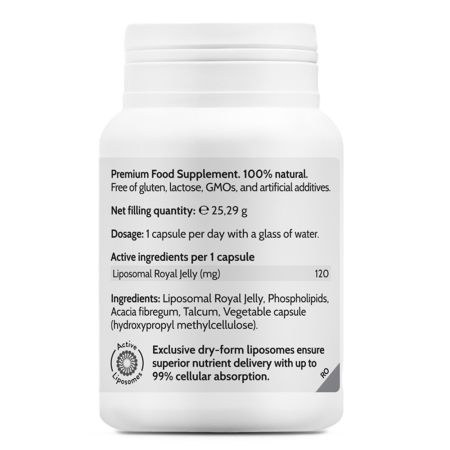 Liposomal Royal Jelly, 45 capsule, Novo Biomedics 661036