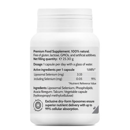 Liposomal Selenium Thyroid-Support, 45 capsule, Novo Biomedics 661044