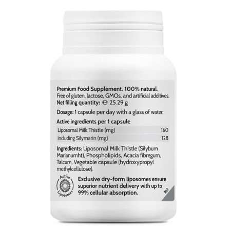 Liposomal Silymarin, 45 capsule, Novo Biomedics 661054