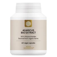 Extract de ciuperci bio Agaricus, 60 capsule, Novo Biomedics