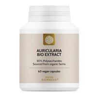 Extract de ciuperci bio Auricularia, 60 capsule, Novo Biomedics