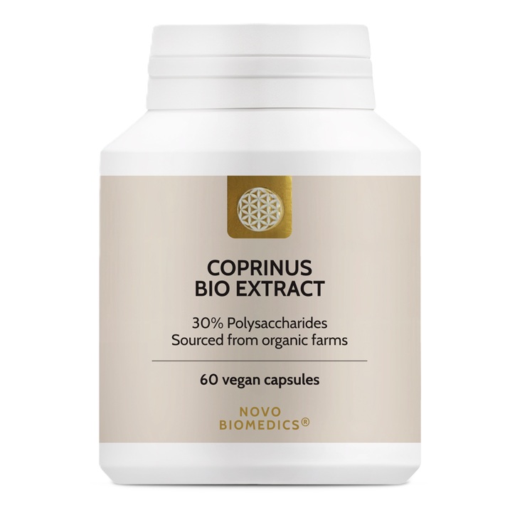 Extract de ciuperci bio Coprinus, 60 capsule, Novo Biomedics