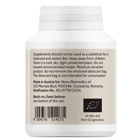 Extract de ciuperci bio Coprinus, 60 capsule, Novo Biomedics 661099
