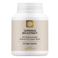 Extract de ciuperci bio Coprinus, 60 capsule, Novo Biomedics