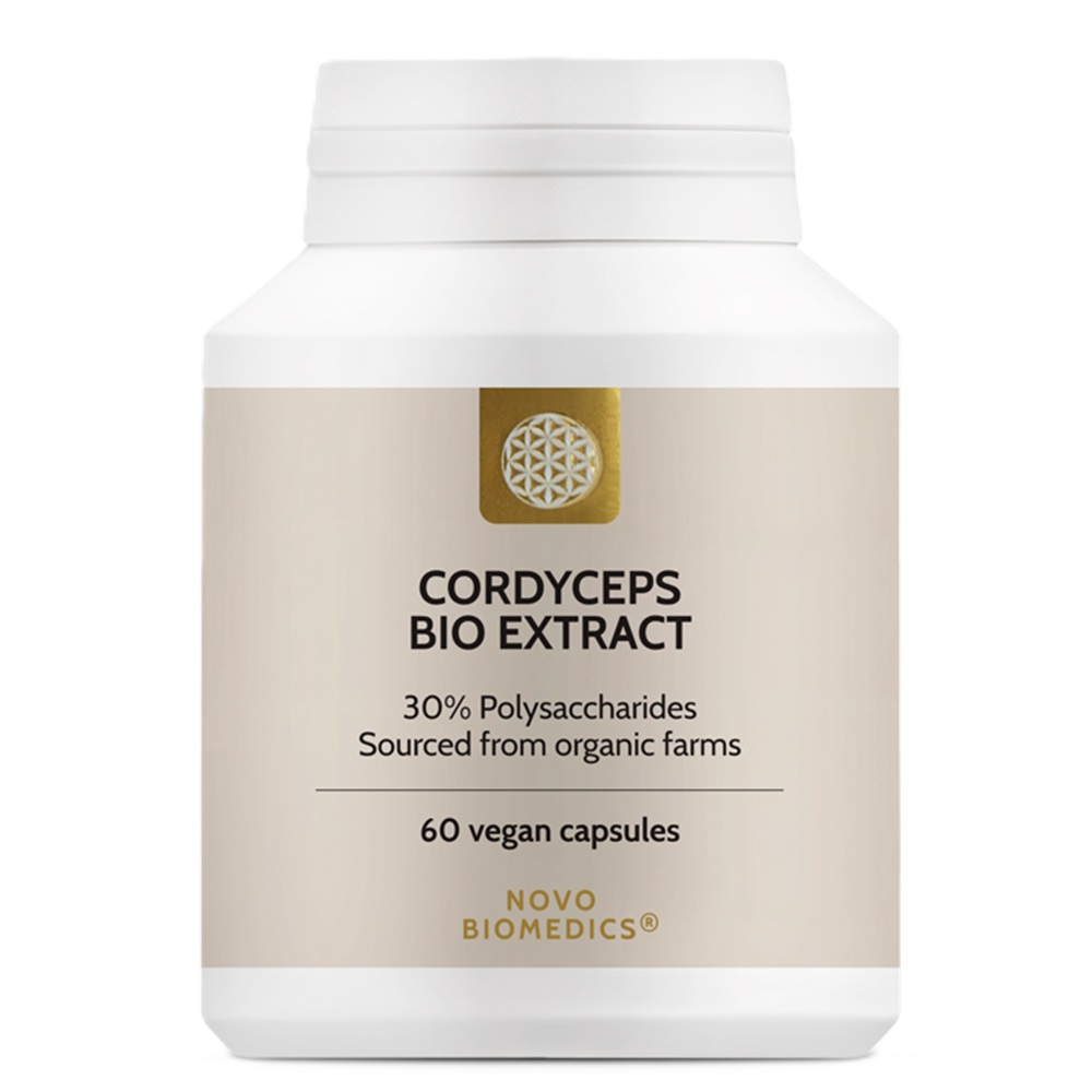 Extract de ciuperci bio Cordyceps, 60 capsule, Novo Biomedics