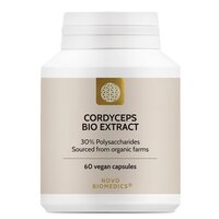 Extract de ciuperci bio Cordyceps, 60 capsule, Novo Biomedics