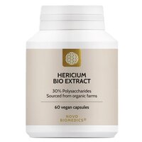 Extract de ciuperci bio Hericium, 60 capsule, Novo Biomedics
