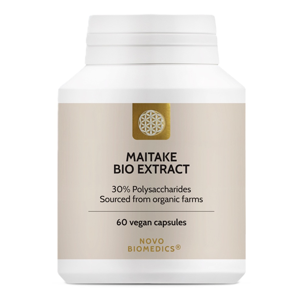 Extract de ciuperci bio Maitake, 60 capsule, Novo Biomedics