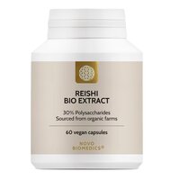 Extract de ciuperci bio Reishi, 60 capsule, Novo Biomedics