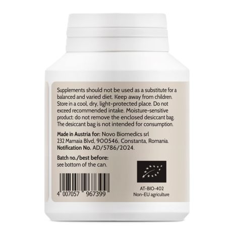 Extract de ciuperci bio Tremella, 60 capsule, Novo Biomedics 661138
