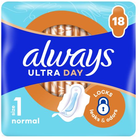 Absorbante Ultra Normal, Marimea 1, 18 bucati, Always