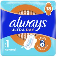 Absorbante Ultra Day, Marimea 1, 18 bucati, Always