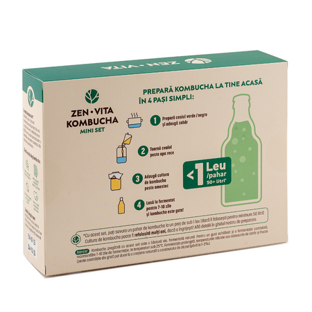 Mini kit Kombucha, 330 g, Zenvita 661368
