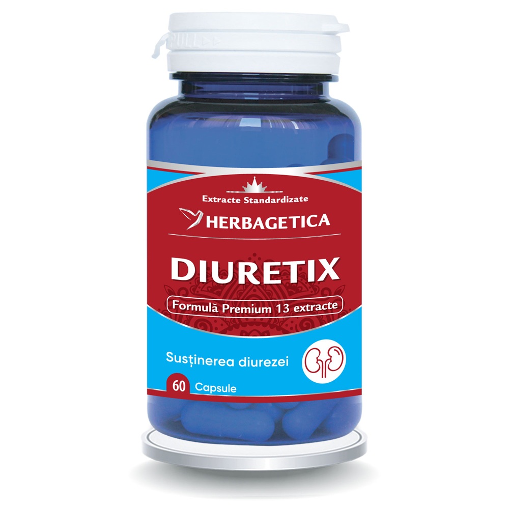 Diuretix, 60 capsule, Herbagetica