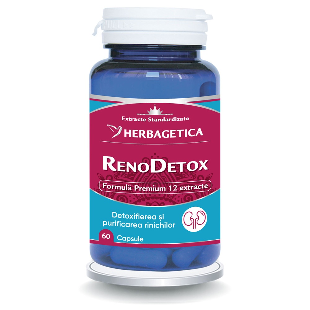 Renodetox, 60 capsule, Herbagetica