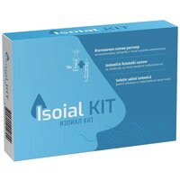 Kit solutie salina pentru nas infundat + nebulizator nazal Isoial, 15 flacoane x 5 ml