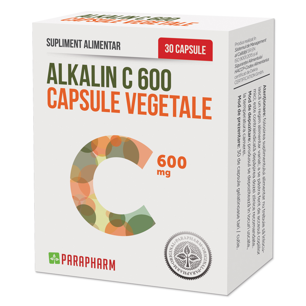 Alkalin C, 600 mg, 30 capsule, Parapharm