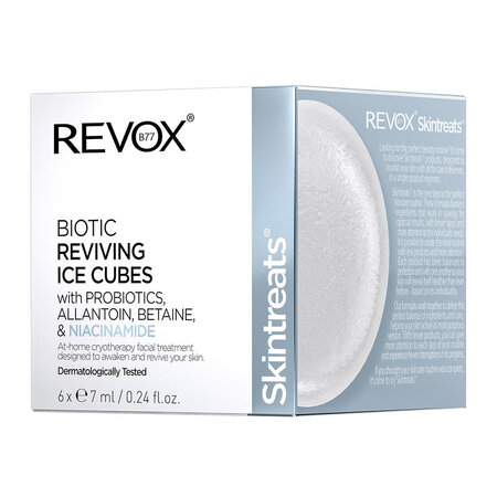 Tratament facial Skintreats Biotic Reviving Ice Cubes, 6 Х 7 ml, Revox 661549